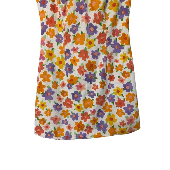 Floral Halter Dress Women's Mini Dress SZ 2 Colorful Sleeveless‎ Summer Party - Picture 4 of 13